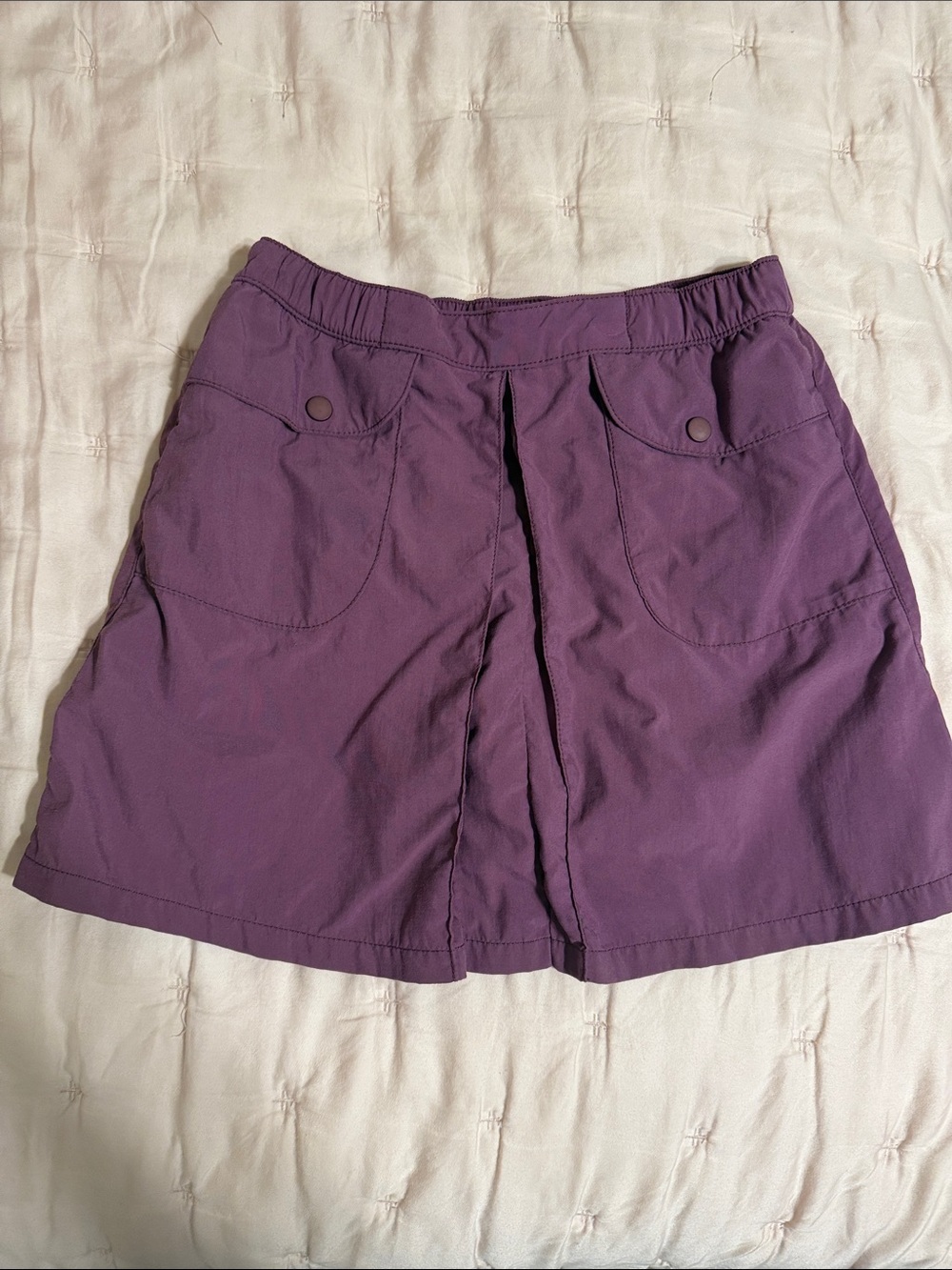 Patagonia Purple Girls' Skort with Front Pockets
